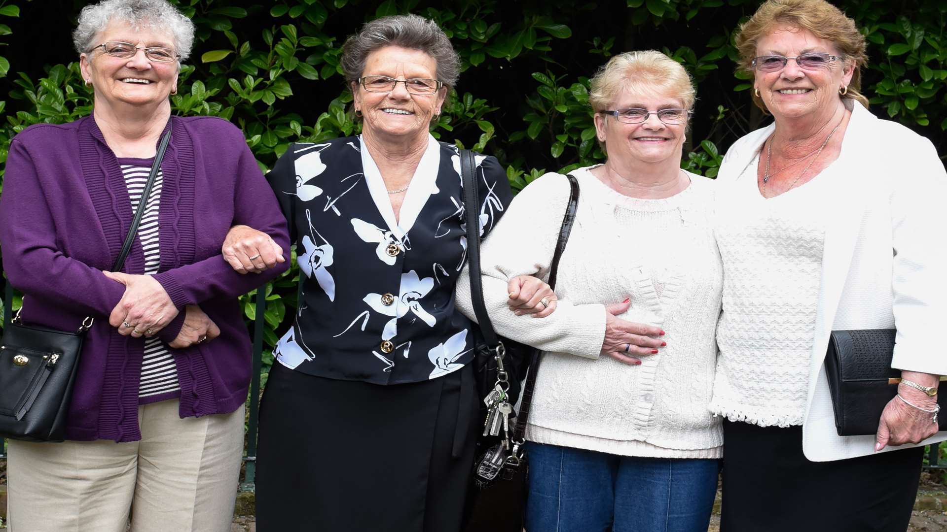 Sisters (from L-R) Betty, Pat, Gwen and Fran