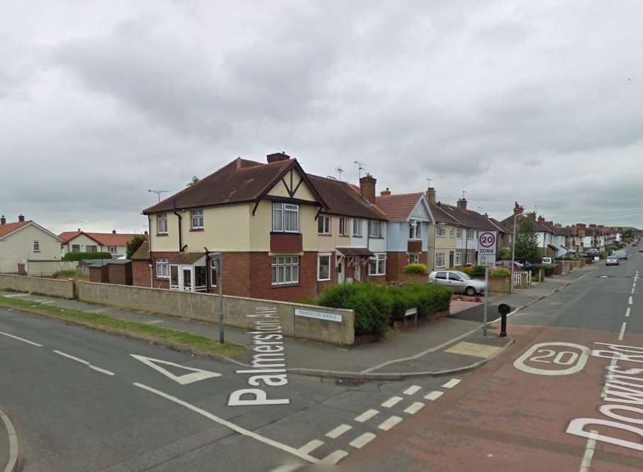 The junction of Downs Road and Palmeston Avenue, where the alleged attack took place. Picture: Google