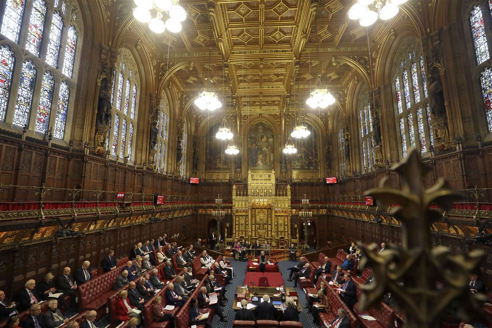 Backbench peers were given 60 seconds each to speak (Kirsty Wigglesworth/PA)