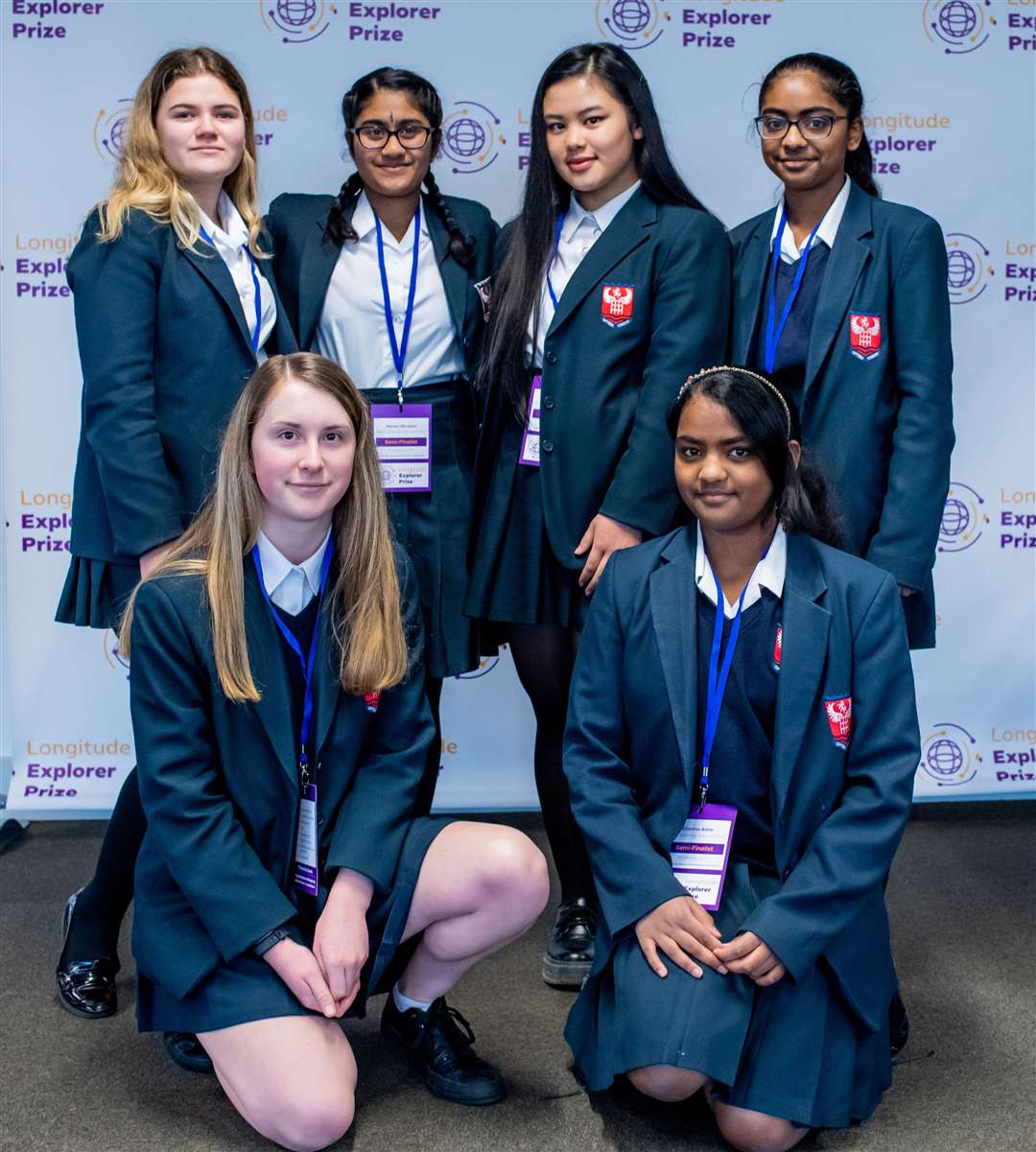 Tech Sisters from Dover Grammar School for Girls are finalists in the Longitude Explorer Prize People’s Choice Award