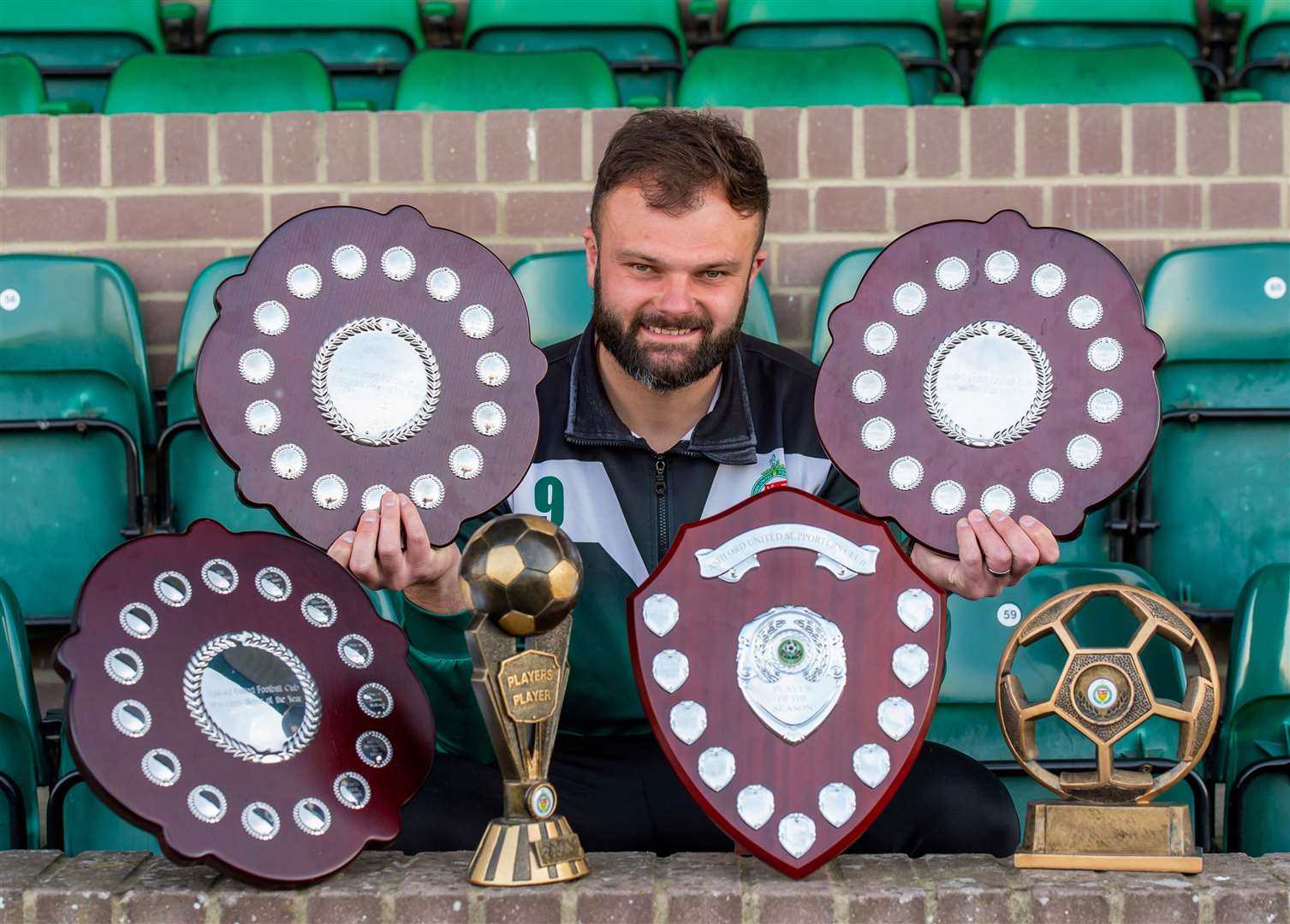 Gary Lockyer cleaned up at Ashford’s end-of-season awards. Picture: Ian Scammell