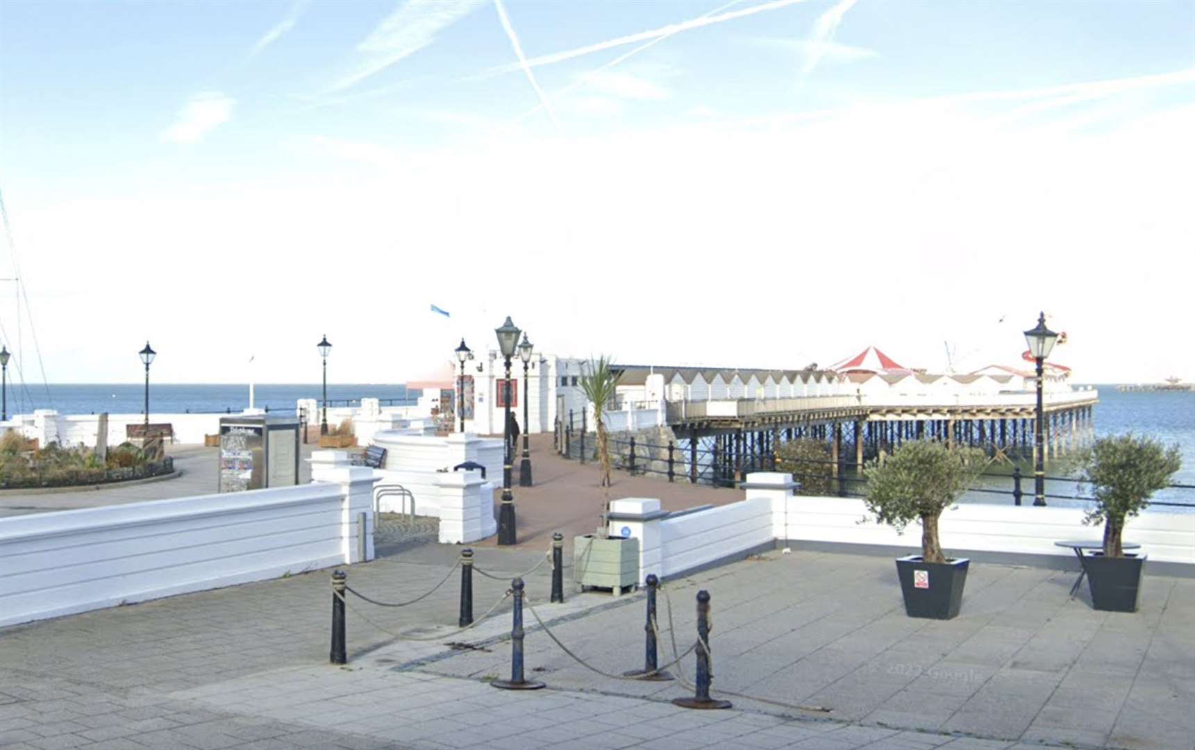 Canterbury Crown Court heard Stuart McMahon threatened to throw his partner off Herne Bay pier. Picture: Google Images