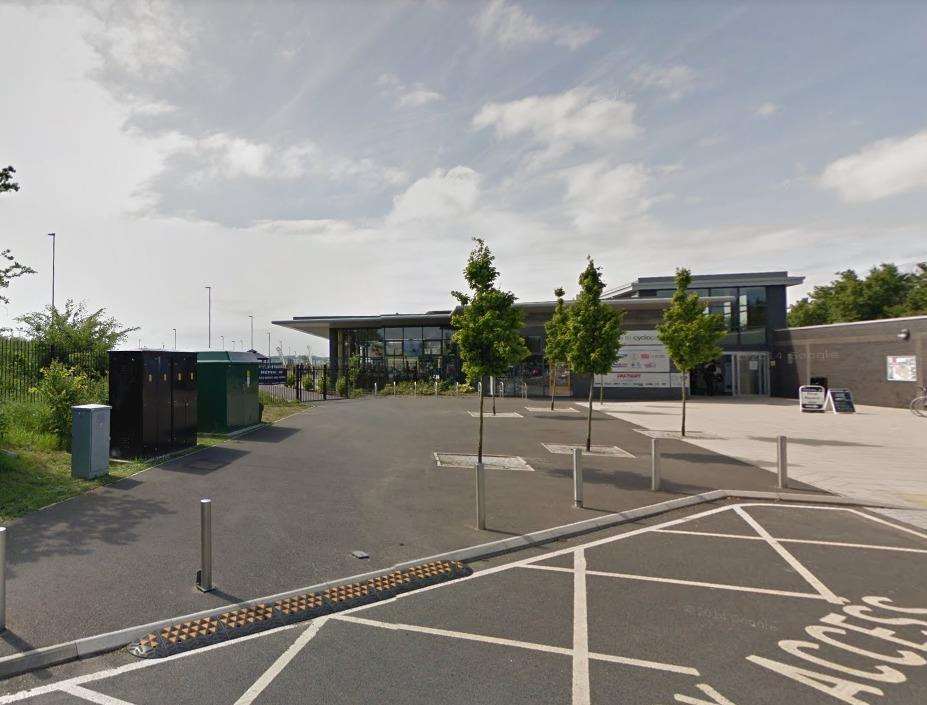 A man was announced dead at Gravesend's Cyclopark. Credit: Google Maps (1425675)