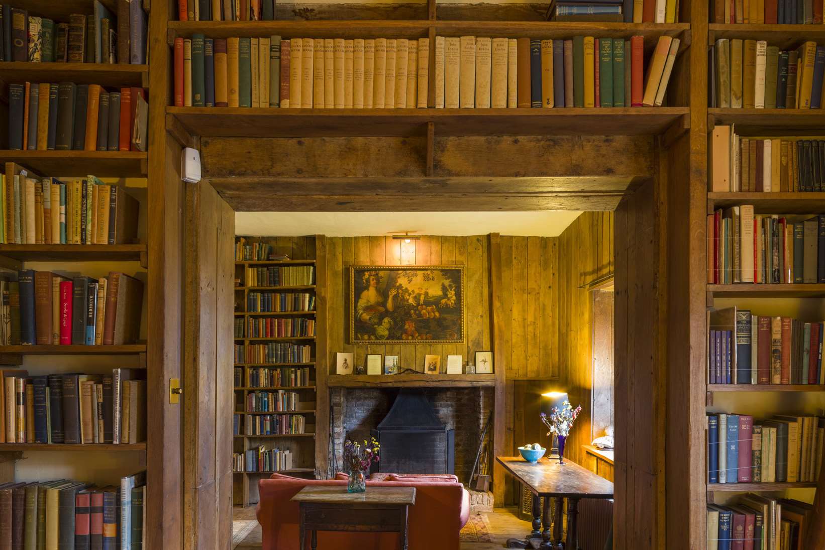 A glimpse of the sitting room in the South Cottage at Sissinghurst castle Picture: National trust/James Dobson