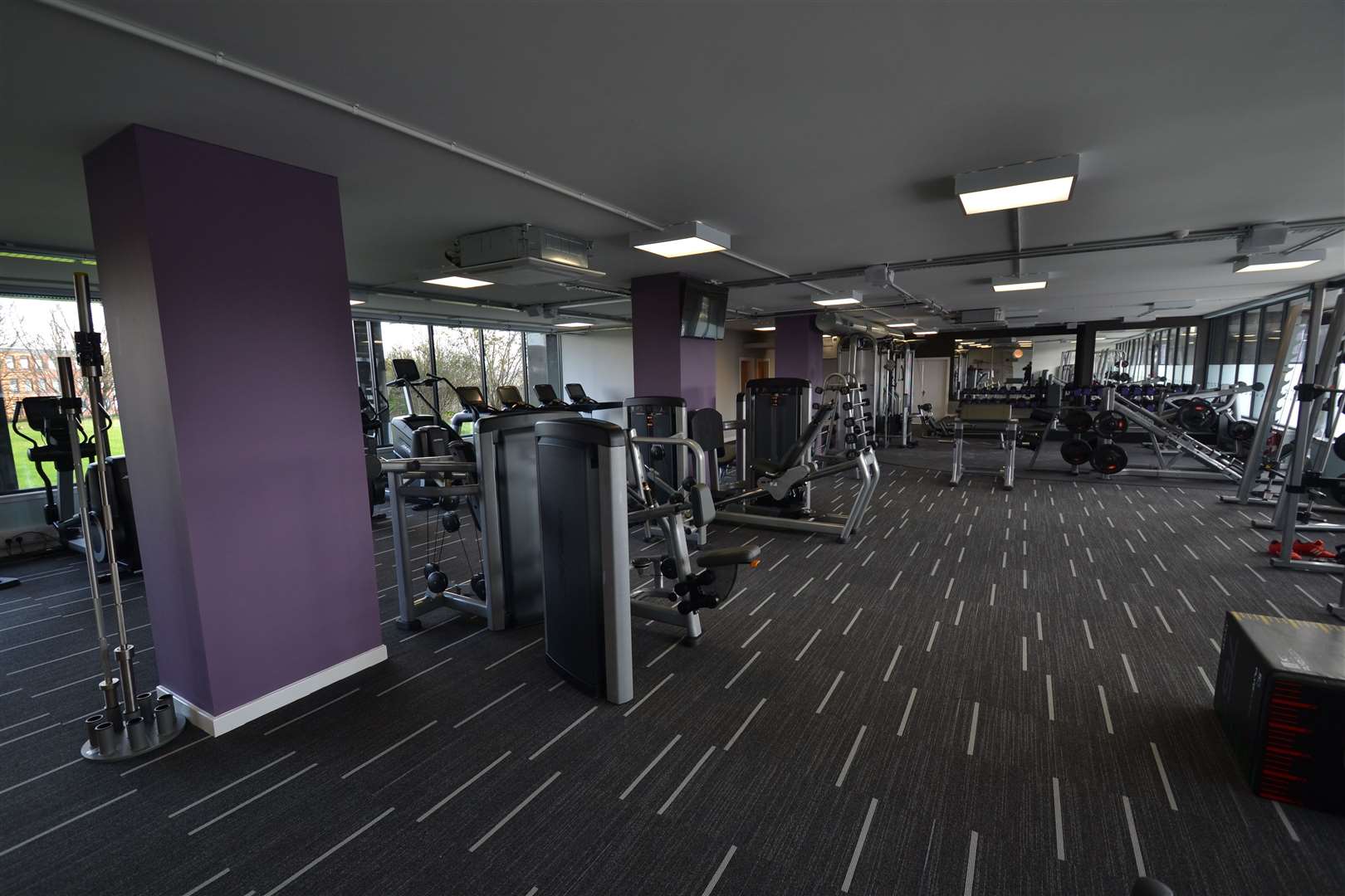 The Anytime Fitness equipment is being shifted across to The Park Club site. Picture: Steve Salter