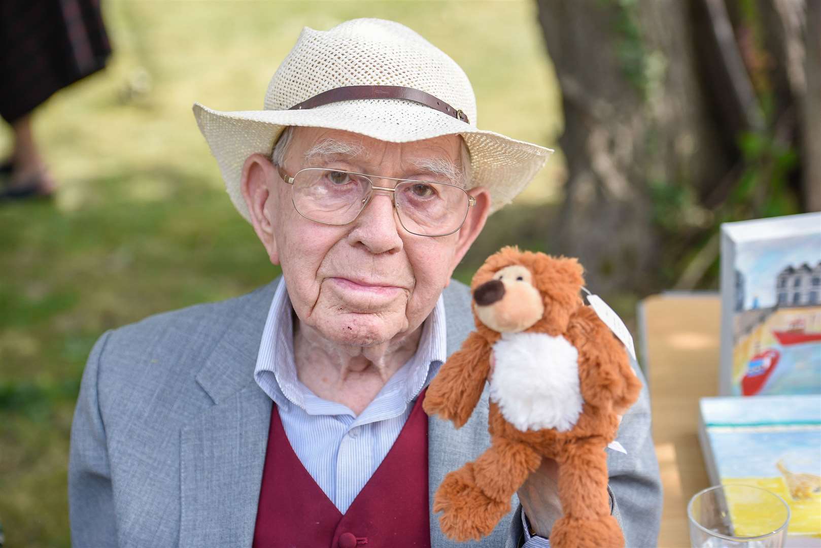 Harry Trimmings at the teddy bears picnic and open day. Bradbury Grange. Picture: Alan Langley