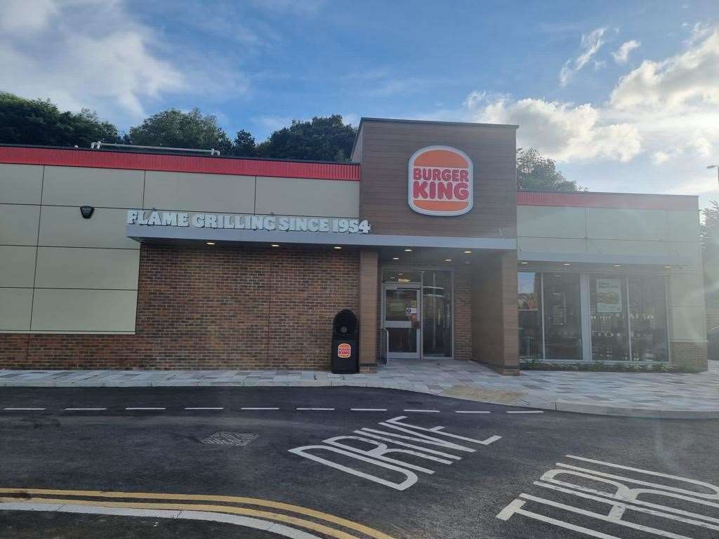The new Burger King has a drive-through and restaurant Picture: Burger King
