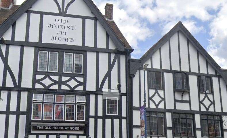 The Old House at Home pub in Pudding Lane, Maidstone. Photo credit: Google Maps