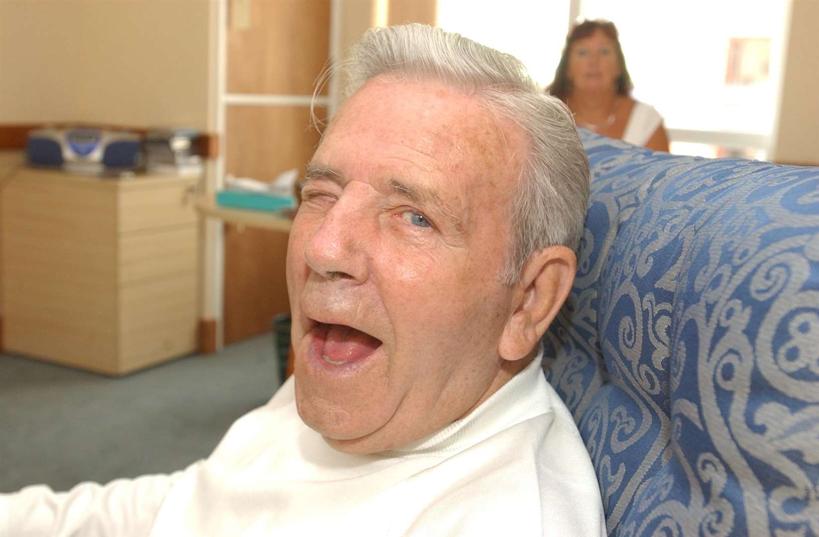 The late Sir Norman Wisdom strutted his stuff in panto across the UK during his long career