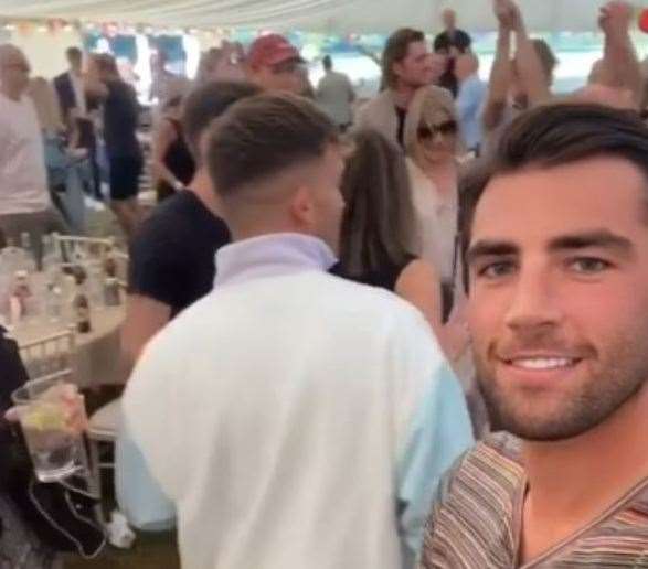 The event was attended by Love Island star Jack Fincham. Picture: Instagram/Jack Fincham