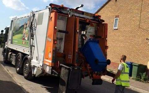 A Swale council bin lorry. Picture: SBC