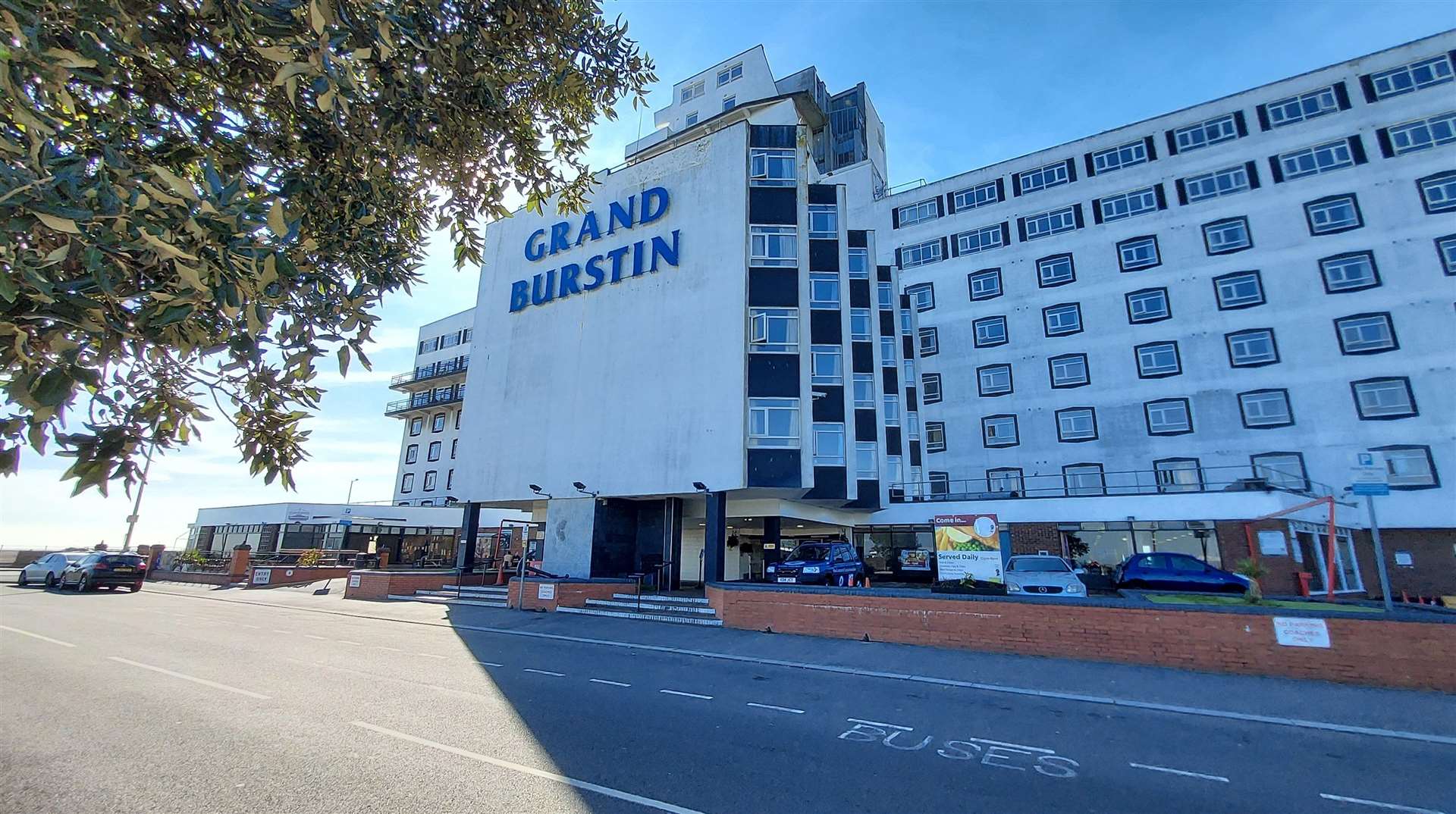 The Grand Burstin hotel in Folkestone harbour is part of the Britannia chain