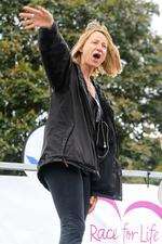 Carol McGiffin at Maidstone's Race for Life
