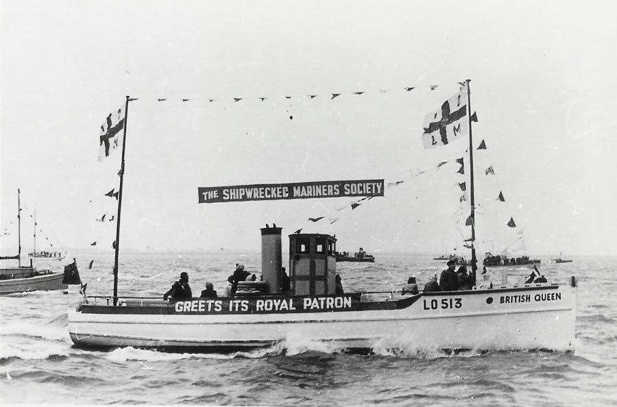 Pleasure boats like the British Queen ran trips to the wreck of the Richard Montgomery from Sheerness beach in the 1960s