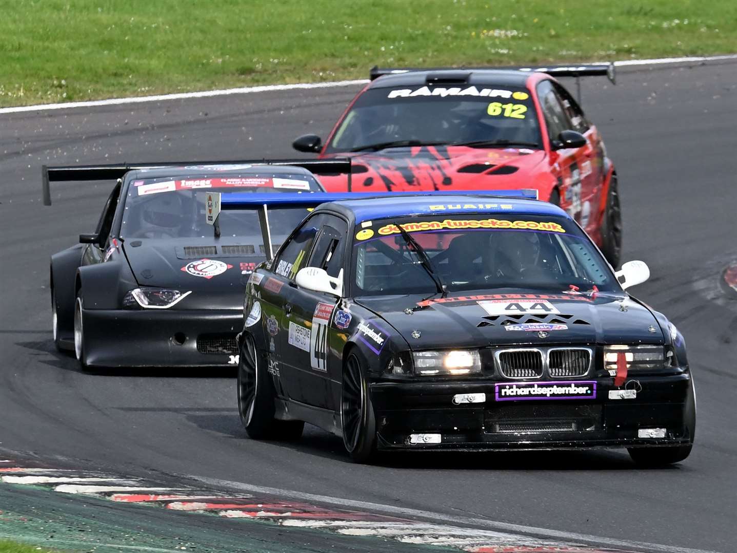 Birley says he had found the “sweet spot” last weekend with his BMW E36. Picture: Simon Hildrew