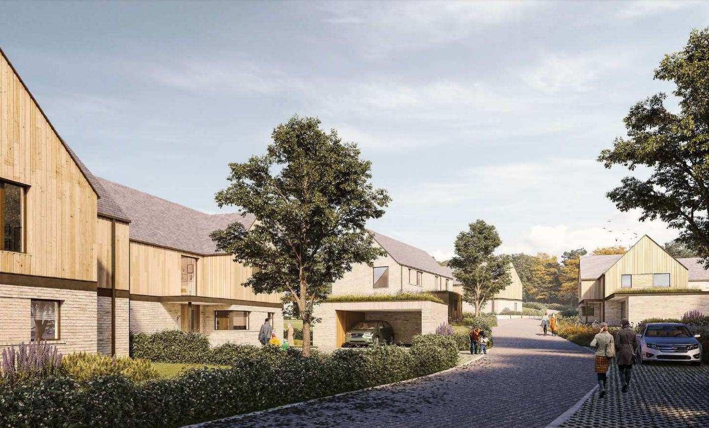 CGI showing what the proposed development will look like. Picture: TG Designer Homes