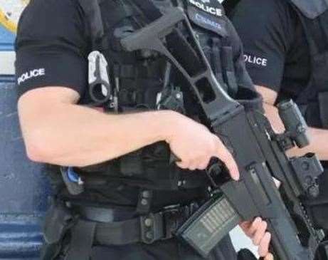 Armed police. Stock picture (21134623)