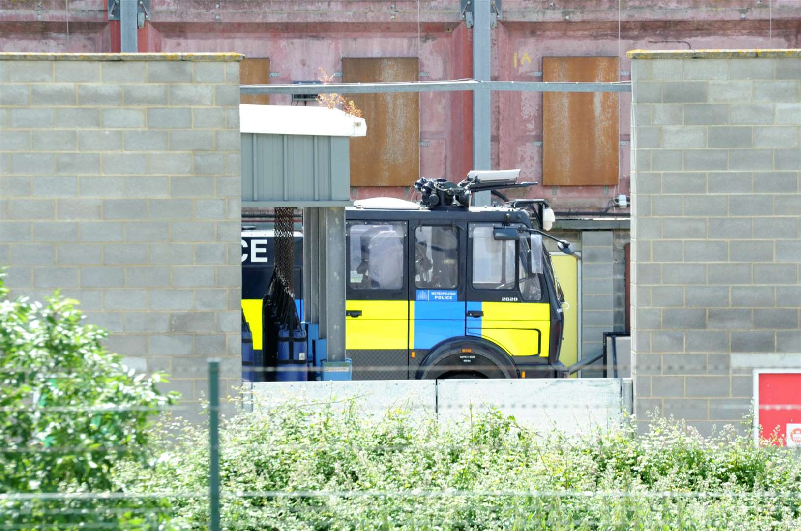 The water cannons were stored at the Met training centre, in Gravesend, have now been sold. Picture: Simon Hildrew