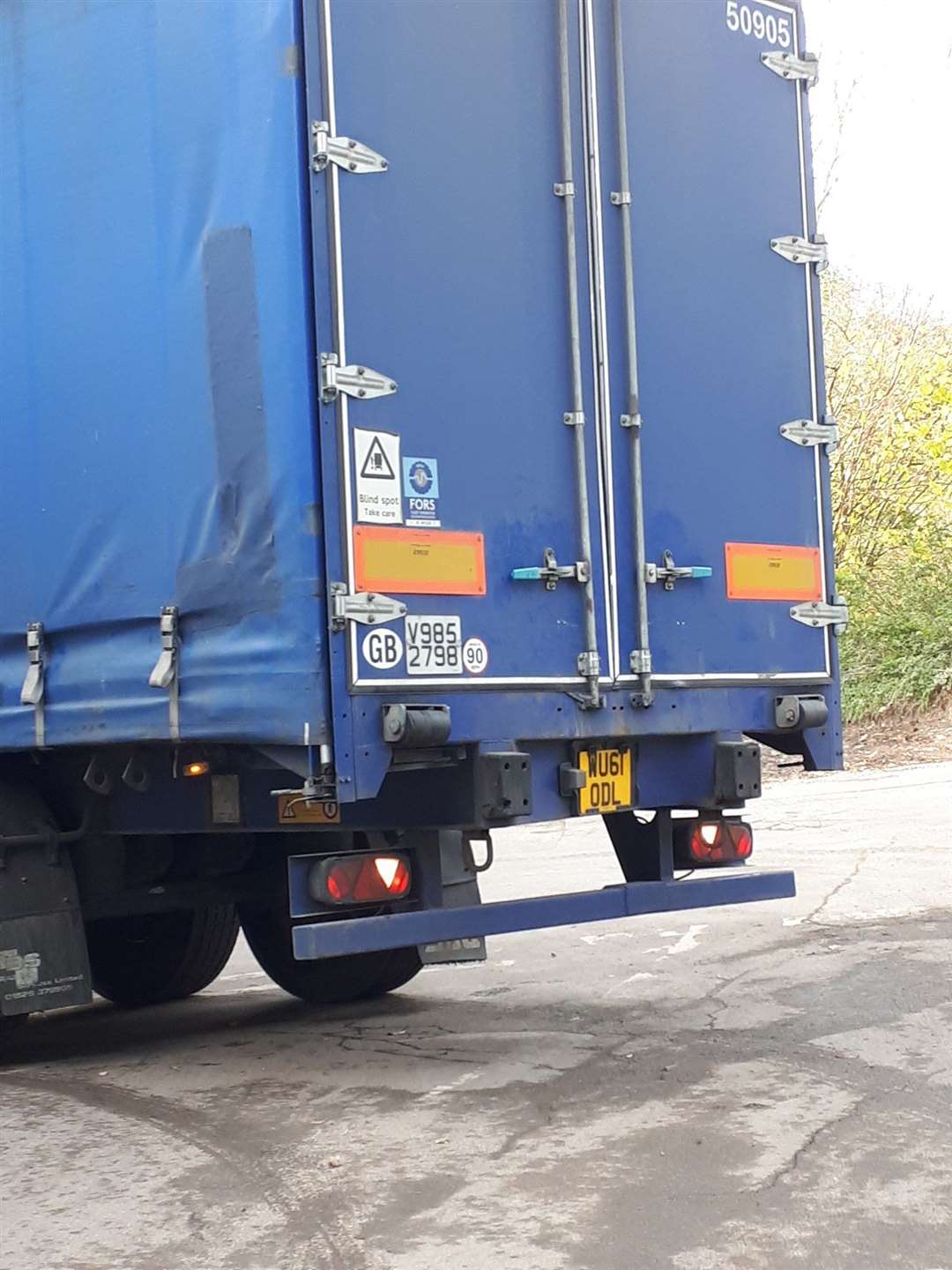 A lorry has caused a road in Chart Sutton to be blocked (22126043)
