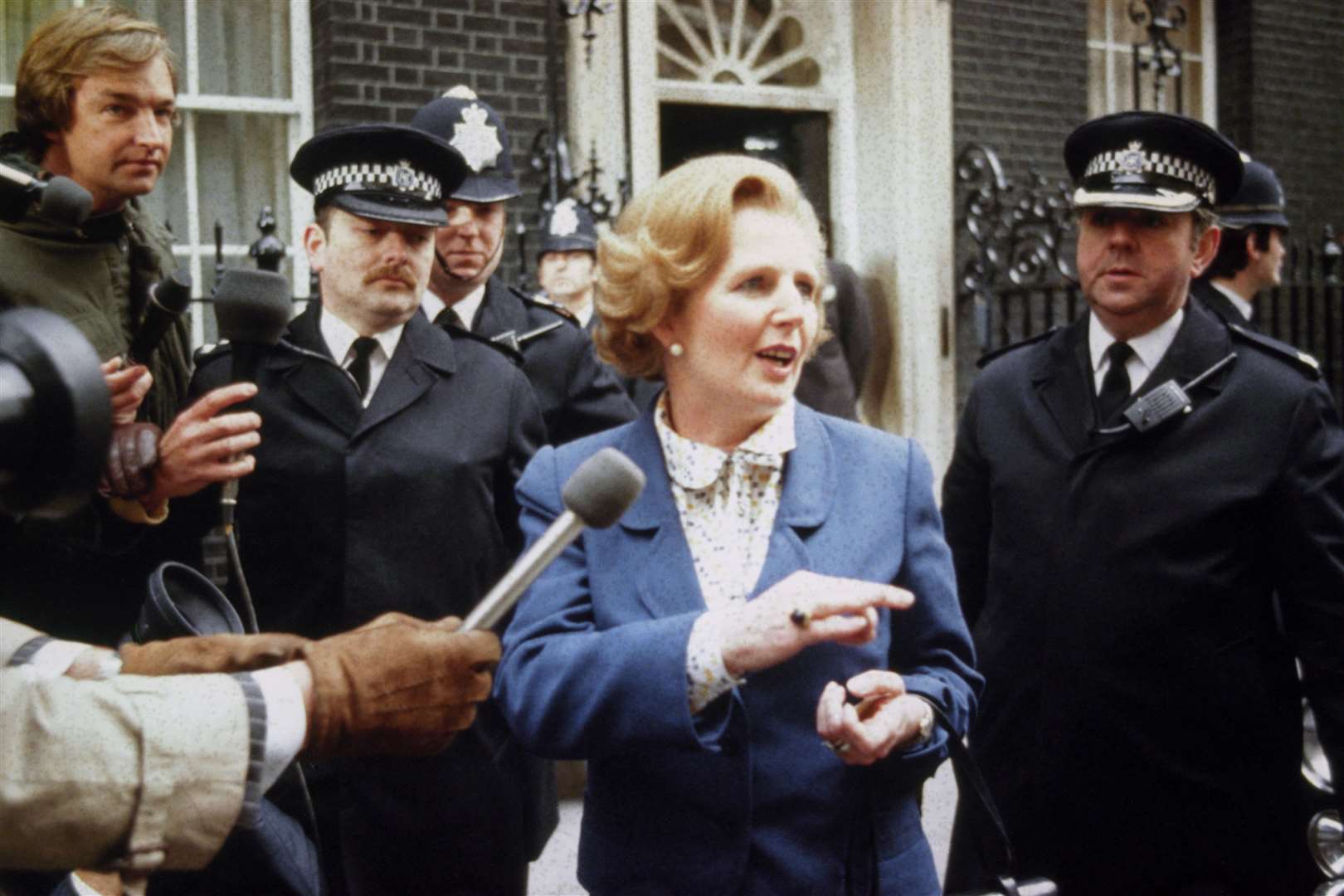 Britain’s first female prime minister, Margaret Thatcher, in 1979 (PA)