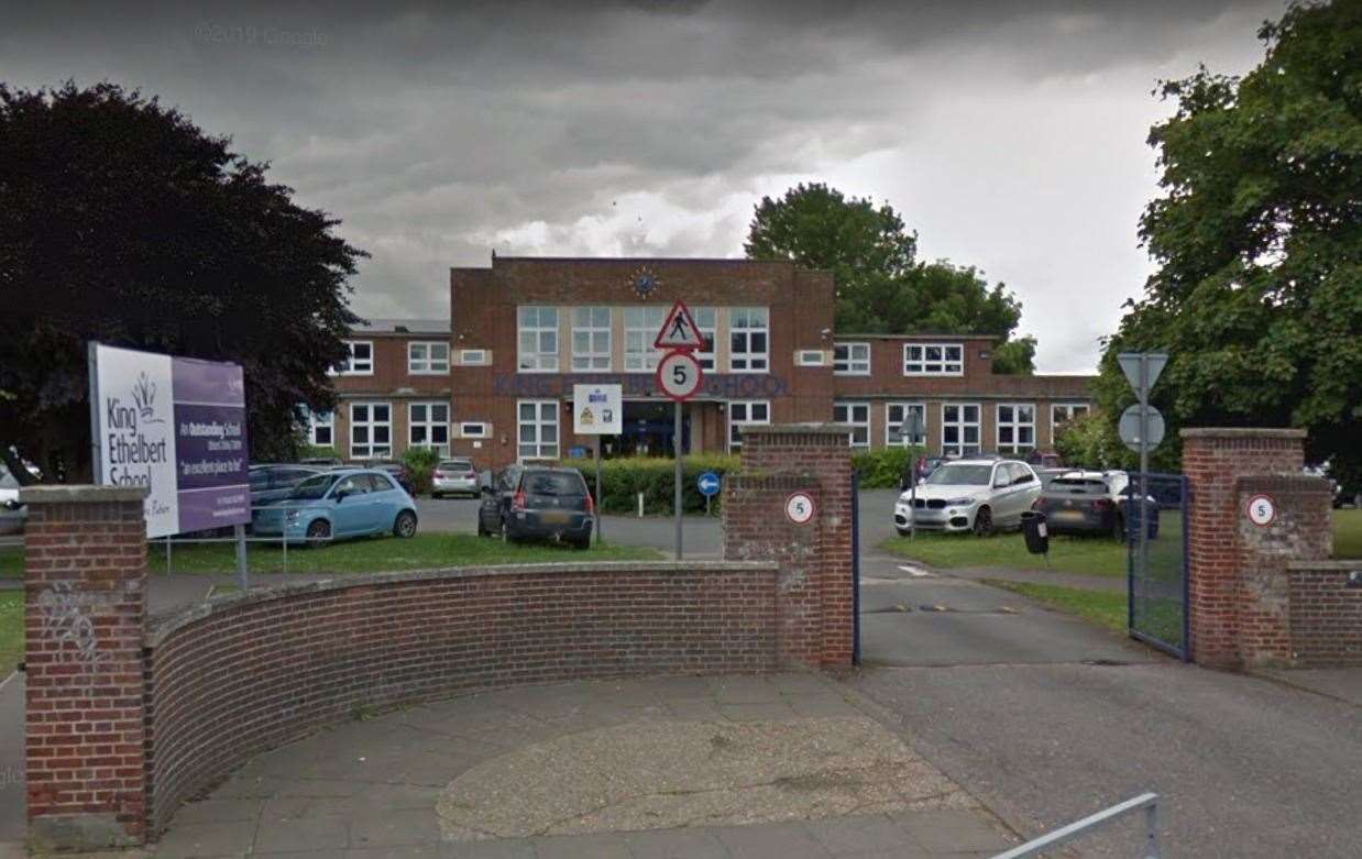 Cases of coronavirus have been reported at King Ethelbert School in Birchington. Picture: Google Street View