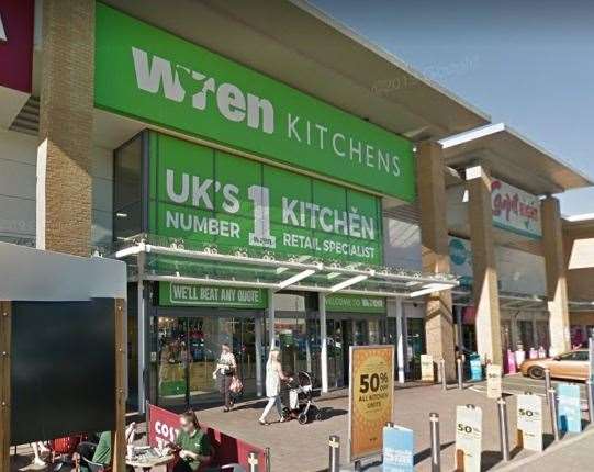 Wren Kitchens has a store at Aylesford Retail Park. Picture: Google