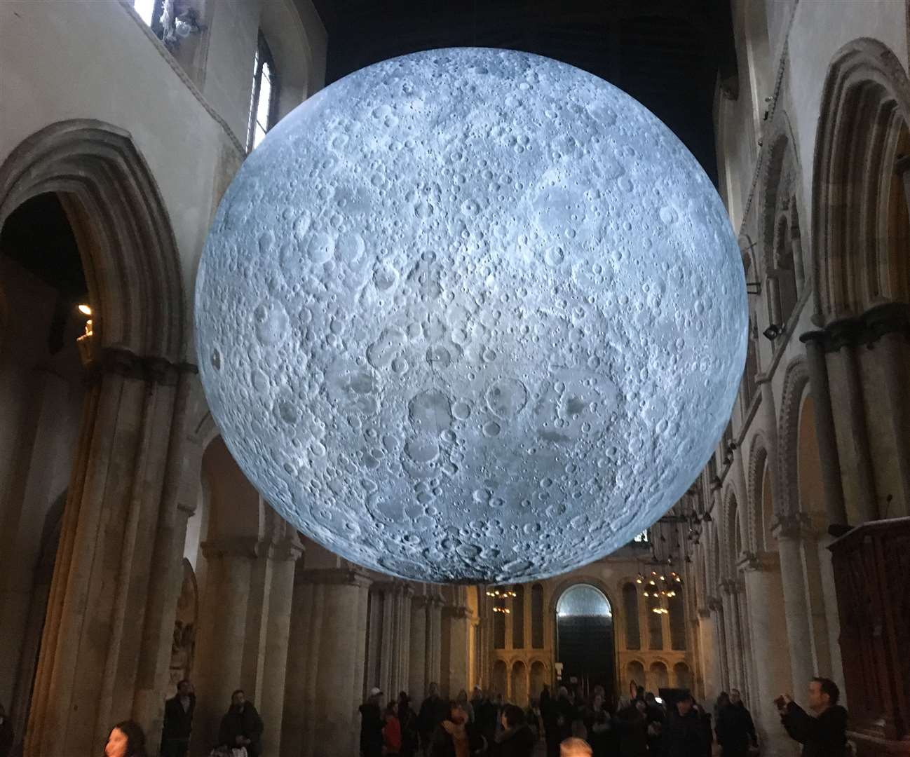 The Museum of the Moon at Rochester Cathedral until March 4