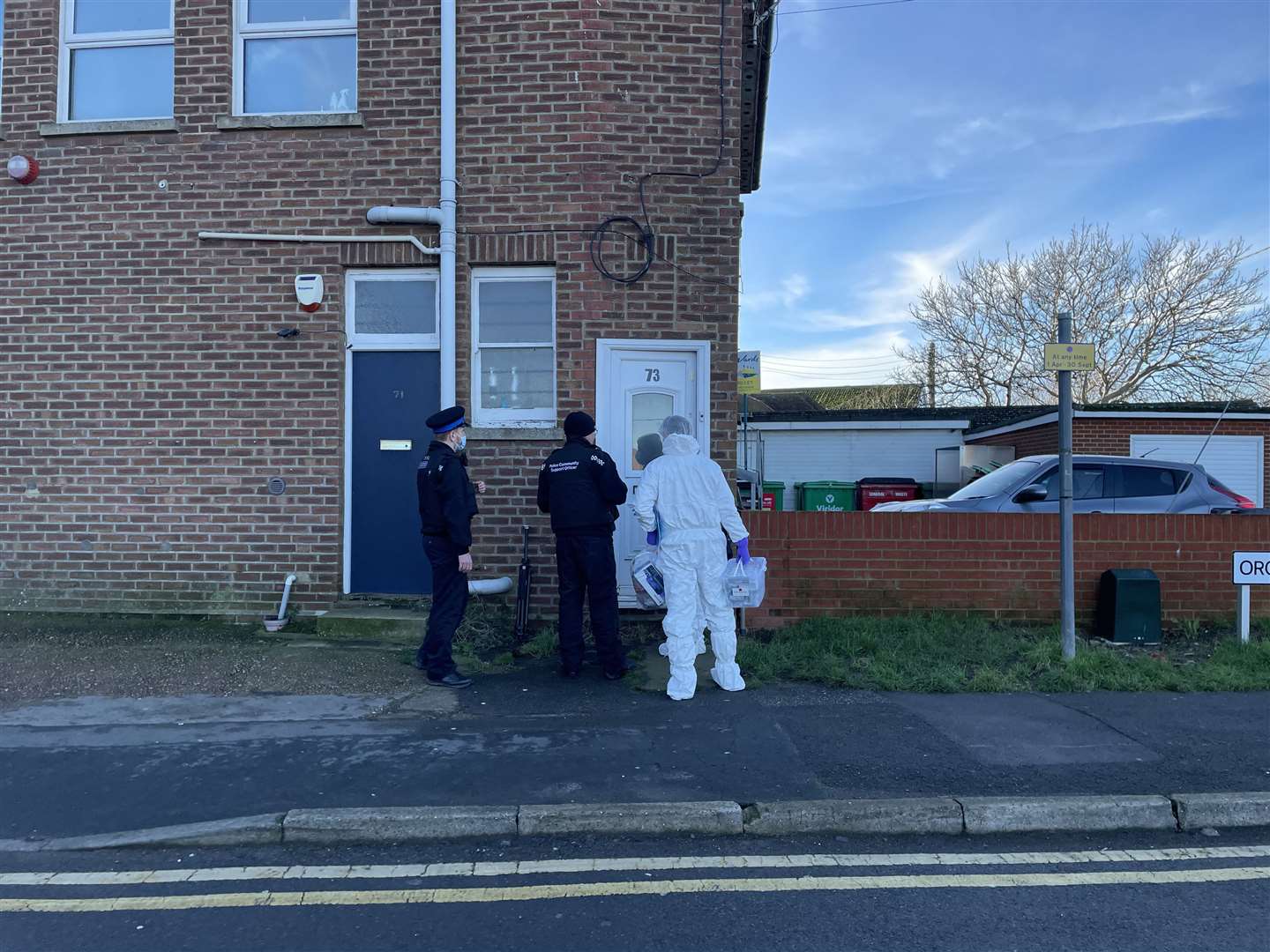 Officers are also attending a house as part of the investigation