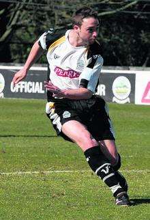 Dover midfielder Sammy Moore