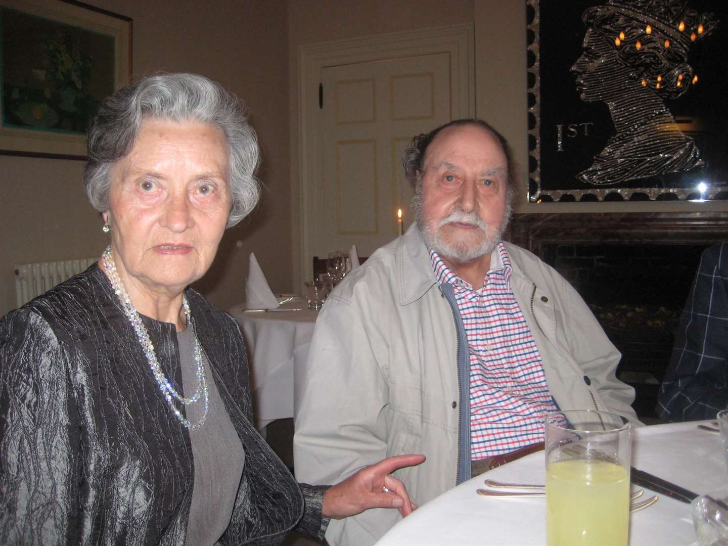 Anthony Buckingham, 93 with his wife Aurelia Buckingham. Picture: Christina Davis
