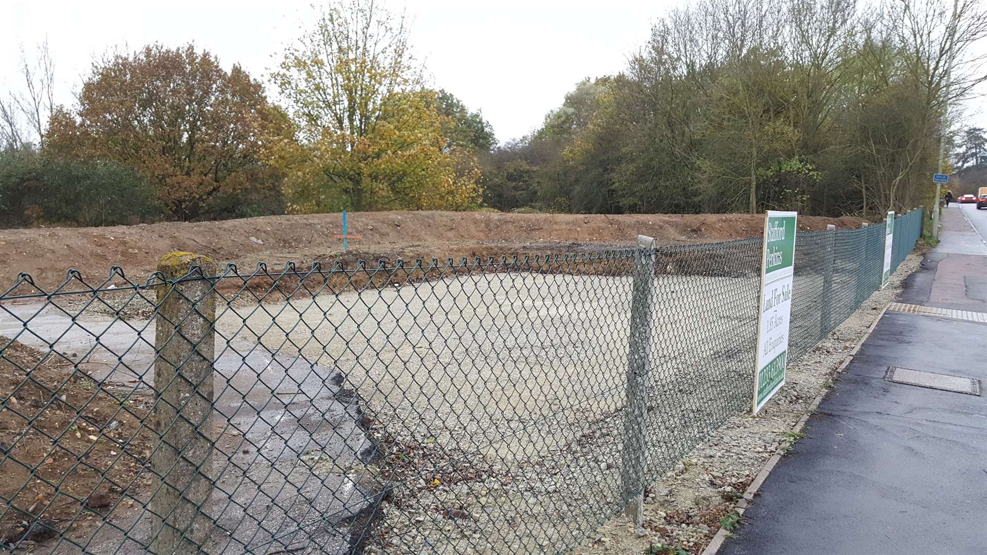 The site off Canterbury Road has gone up for sale