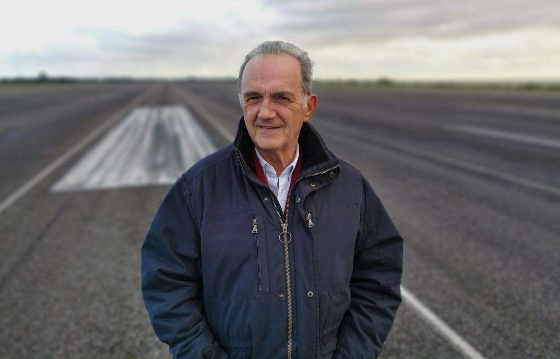 Tony Freudmann at Manston Airport
