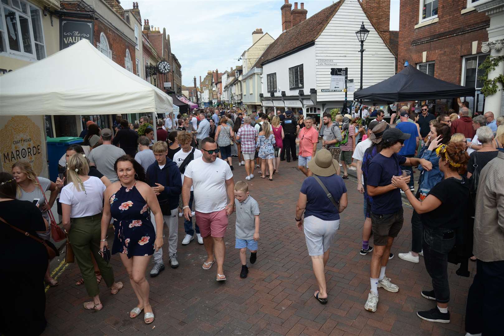 Preston Street during the hop festival in 2019. Picture: Chris Davey