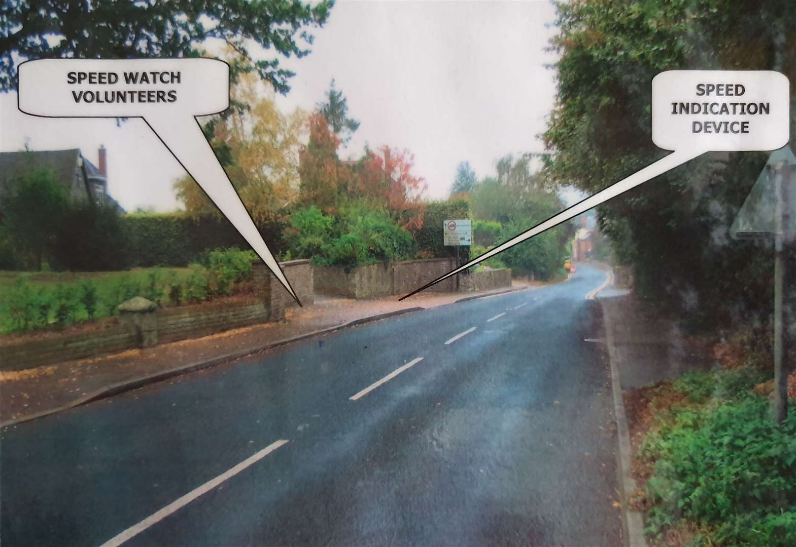 An explanation of how the Speedwatch group operates in Red Hill (26399014)