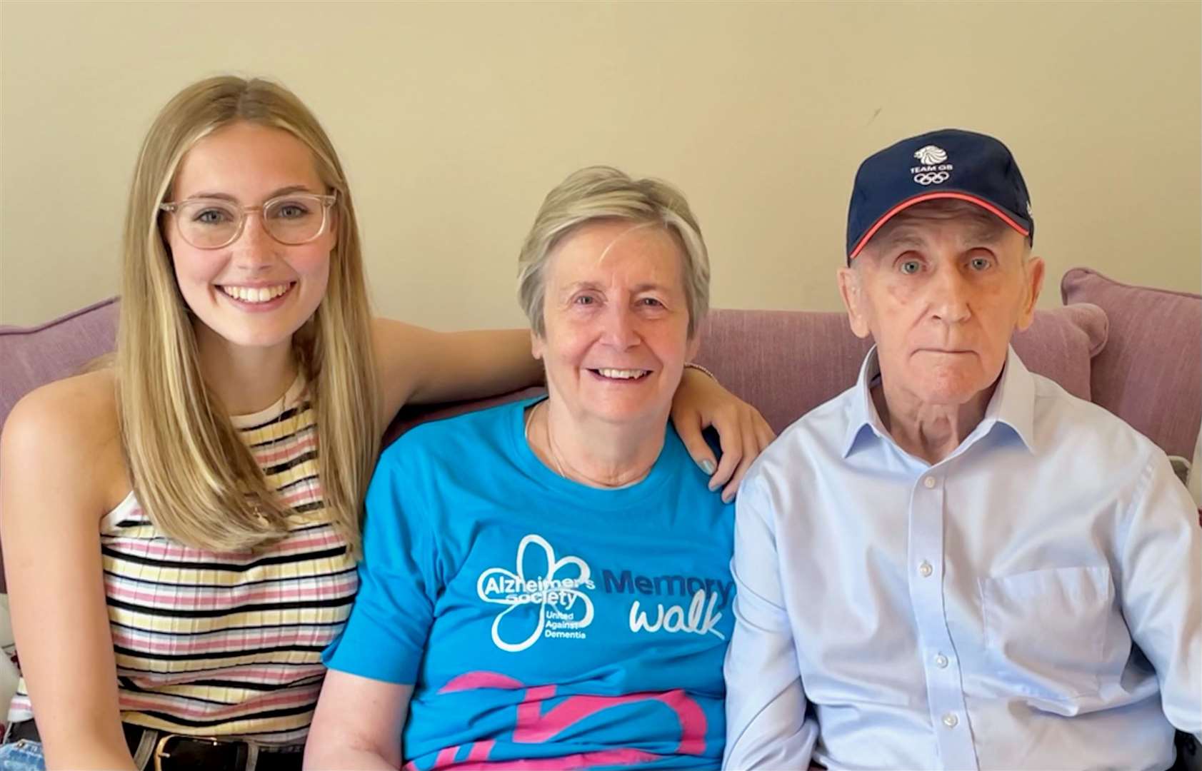 Granddaughter Beth Baxter with June and Brian