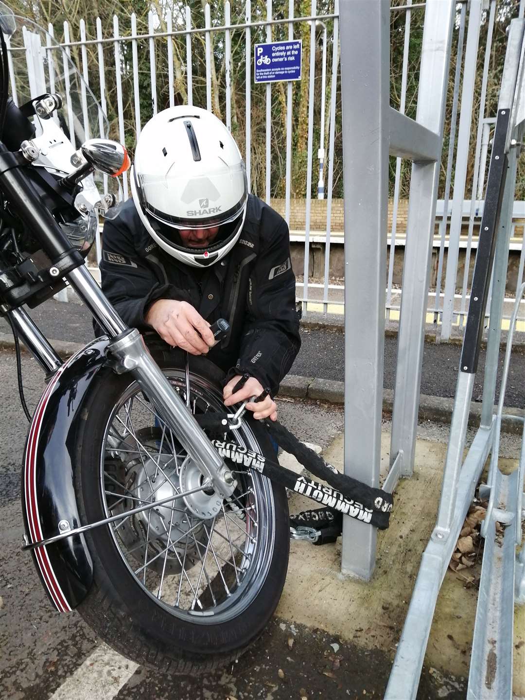 Secure your bike to deter thieves