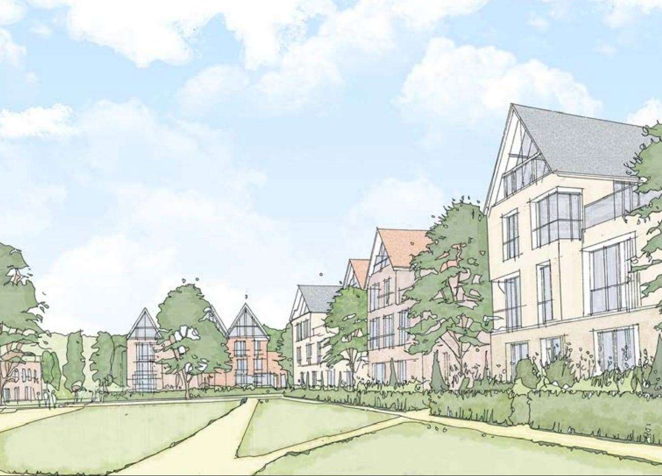 How part of the Possingham Farm development could have looked. Picture: Hodson