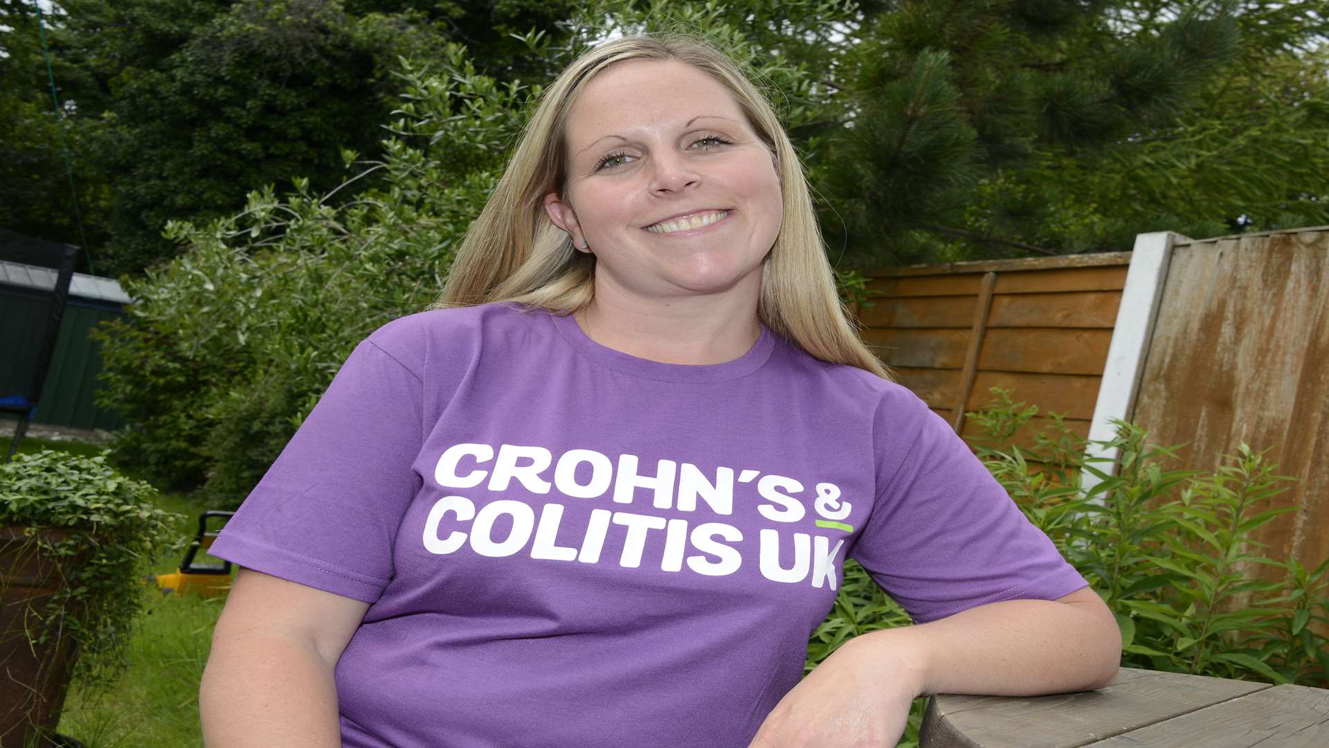 Debbie Hyland has raised more than £3,000 for Crohn's & Colitis UK