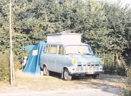 The campervan dates back to the 60s