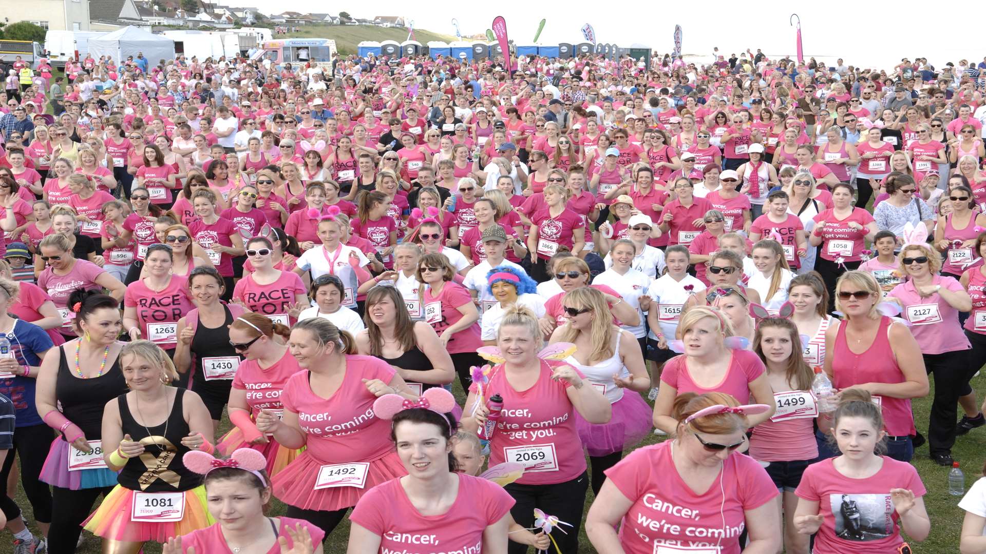 A previous Race for Life in Herne Bay.