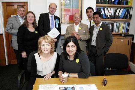 Cabinet minister Baroness Warsi visiting the Kent Autistic Trust in Brompton