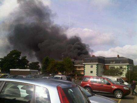 Bell Wood Primary School fire, Park Wood, Maidstone