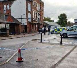 Police are currently near Canterbury East Station where a cordon is in place