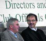 New Maidstone United owners Oliver Ash (right) and Terry Casey (left)