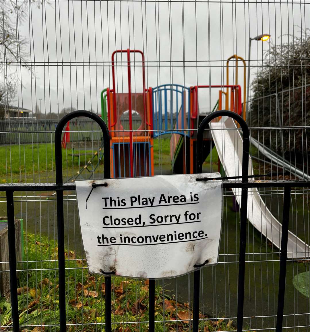 Baker Crescent park in Dartford has been shut for eight months