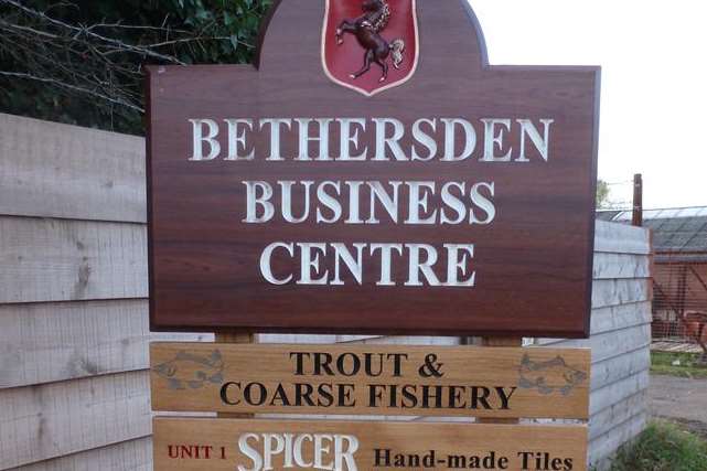 Emergency services were called to Bethersden Business Centre