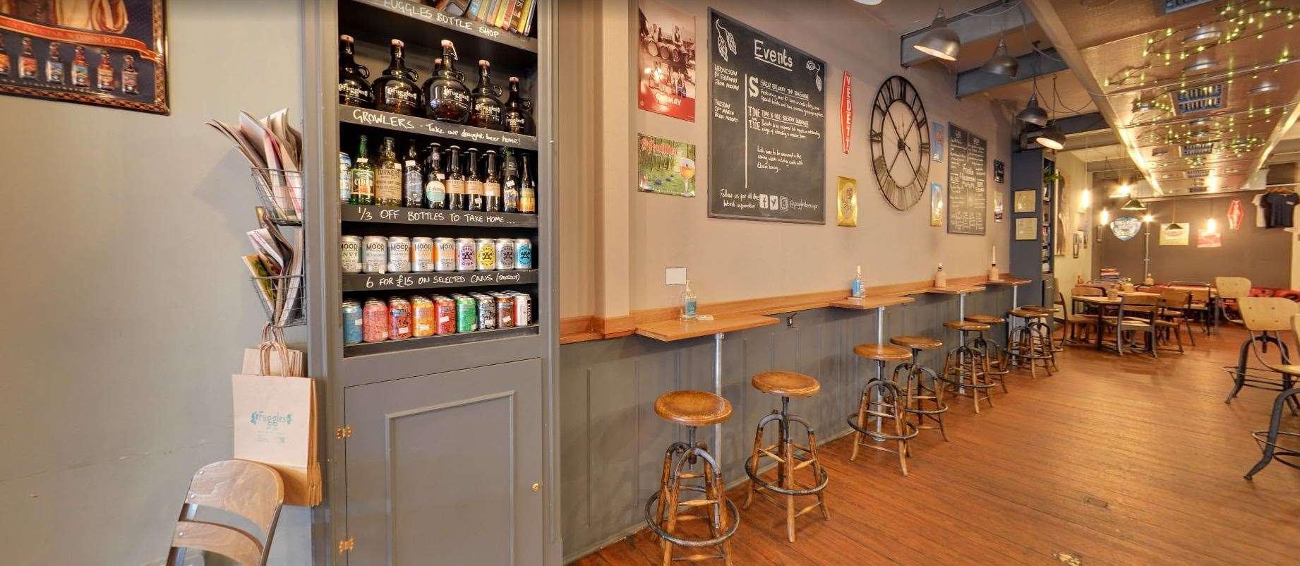 Fuggles Beer Cafe and Bottle Shop in Tunbridge Wells. Picture: Google Maps
