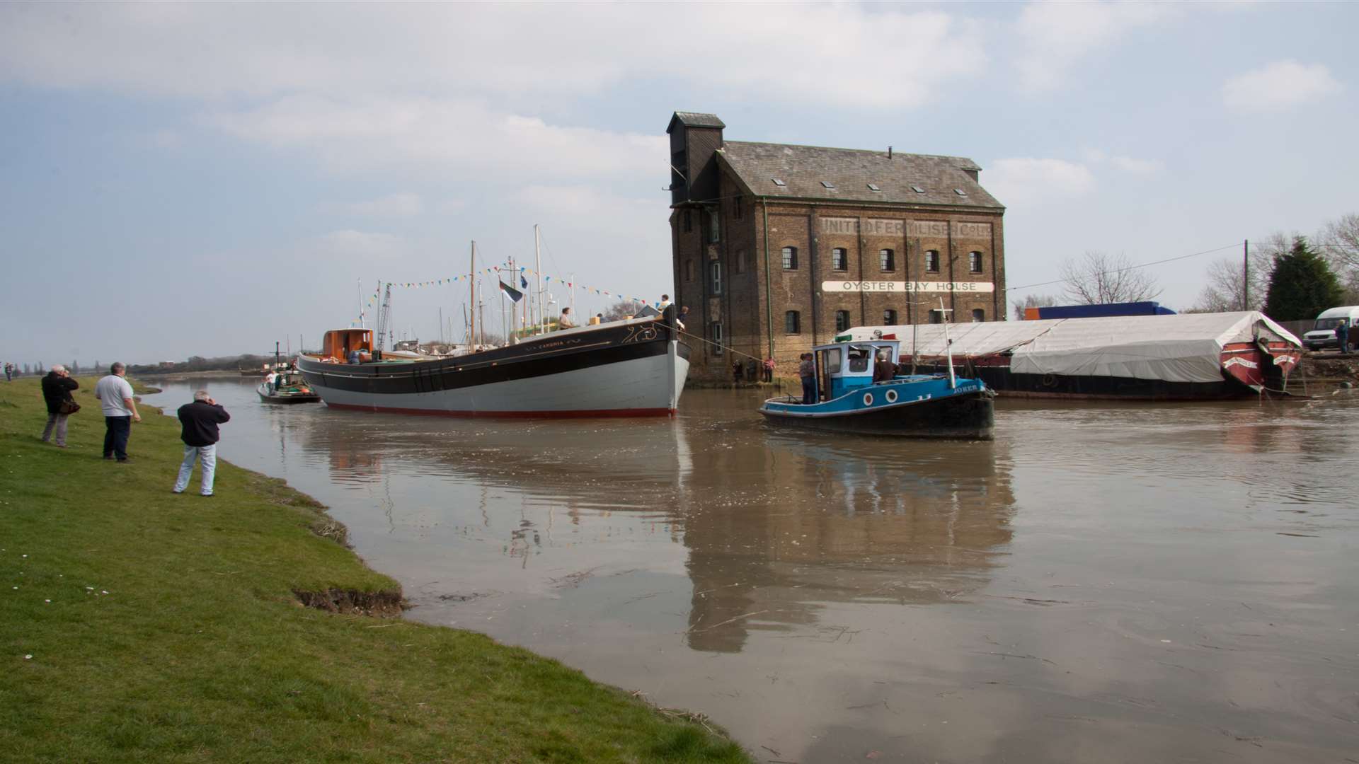 The Cambria was launched at Faversham Creek back in 2011.