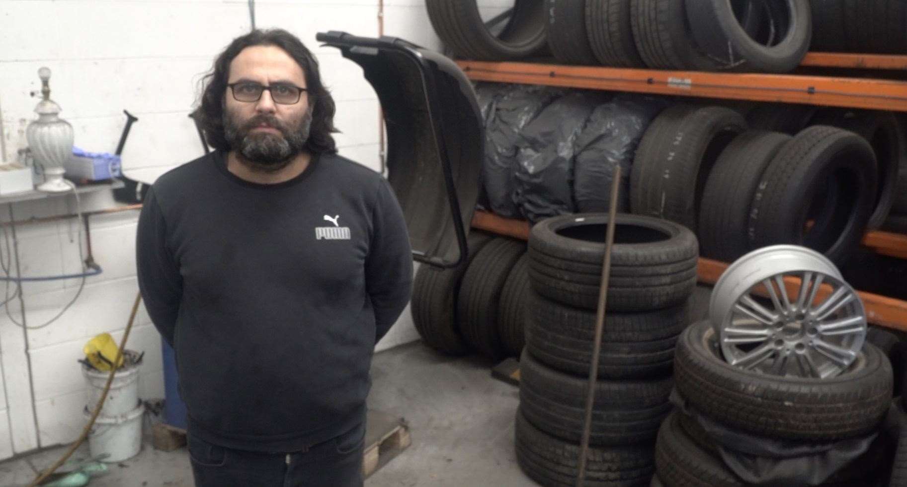 Hassan Refare, owner of Ashford Kent Tyres