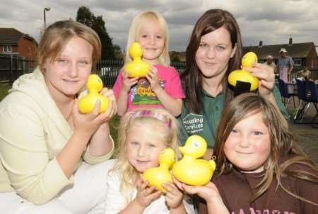 Gone quackers at the Spring Lane Neighbourhood Centre fun day. Picture: Chris Davey